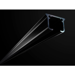 Szyna czarna aluminiowa pojedyncza, karnisz Creativa ZS-100